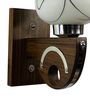Wooden Novelty Wall Light (Brown)