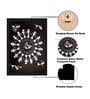 Ethnic Dhokra And Warli Art Textured Paper Framed Art Print