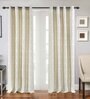 Black Iron Solid (144 Inches) Curtain Rod with Accessories