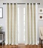 Black Iron Solid (66 Inches) Curtain Rod with Accessories (Pack of 2)