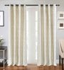 Black Iron Solid (66 Inches) Curtain Rod with Accessories (Pack of 2)