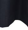 Black Solid Jute 7 Ft Light Filtering Eyelet Door Curtains (Set of 2)