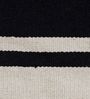 Black Cotton Hand Woven 7 x 5 Feet Dhurrie
