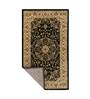 Black Traditional 3 ft x5 ft Carpet