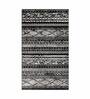 Black Stripe 4 Ft X6 Ft Carpet