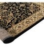 Black  Traditional 5 ft x7 ft Carpet