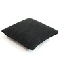 Black 100% Cotton Knitted Purl 16X16 Inches Knitted Cushion Cover