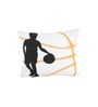 Black 100% Cotton Kids Abstract 16x16 inches Cushion Covers (Set of 2)