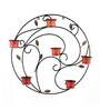 Black Metal Alice Wall Tea Light Holder