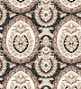 Black 200 TC Abstract Cotton Queen Double Bedsheet 2 Pillow covers