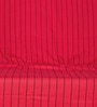 Black 240 TC Stripes Print Cotton Single Bed Sheet with 1 Pillow Cover