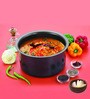 Black 3 Ltr Hard Anodised Gas Stove Compatible Tope Patila