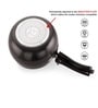 Black 3 Ltrs Induction & Gas Compatible Hard Anodised Handi Shape Inner Lid Aluminium Pressure Cooker