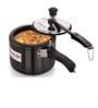 Black 3 Ltrs Induction & Gas Compatible Hard Anodised Inner Lid Aluminium Pressure Cooker