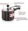 Black 3 Ltrs Induction & Gas Compatible Hard Anodised Inner Lid Aluminium Pressure Cooker
