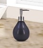 Black 300 ml Ceramic Liquid Soap Dispenser 