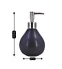 Black 300 ml Ceramic Liquid Soap Dispenser 