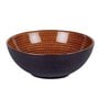 Black 300 ML Glass Textured Serving Bowl (1Pc)