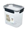 Black & Transparent 3200 Ml Plastic Storage Container