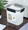 Black & Transparent 3200 Ml Plastic Storage Container