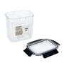 Black & Transparent 3200 Ml Plastic Storage Container