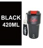 Black 420ml Stainless Steel Double Vacuum Insulated Leak Proof Coffee Tumbler with Lid