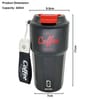 Black 420ml Stainless Steel Double Vacuum Insulated Leak Proof Coffee Tumbler with Lid