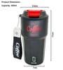 Black 420ml Stainless Steel Double Vacuum Insulated Leak Proof Coffee Tumbler with Lid