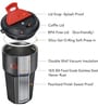 Black 420ml Stainless Steel Double Vacuum Insulated Leak Proof Coffee Tumbler with Lid