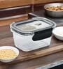 Black & Transparent 450 Ml Plastic Storage Container