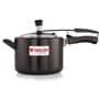 Black 5 Ltrs Induction & Gas Compatible Hard Anodised Inner Lid Aluminium Pressure Cooker