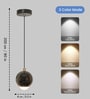 Black 5W LED Pendant Light with 3 Light Modes
