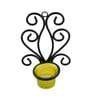 Black Metal Humphry Wall Tea Light Holders (Pack Of 2)