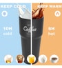 Black 620ml Stainless Steel Double Vacuum Insulated Leak Proof Coffee Tumbler with Lid