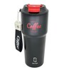 Black 620ml Stainless Steel Double Vacuum Insulated Leak Proof Coffee Tumbler with Lid