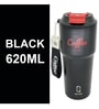 Black 620ml Stainless Steel Double Vacuum Insulated Leak Proof Coffee Tumbler with Lid