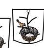 Black Metal Agueda Wall Tea Light Holders (Pack Of 2)