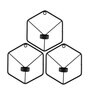 Black Metal Wall Candle Stands (Pack Of 3