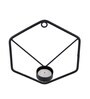 Black Metal Wall Candle Stands (Pack Of 3