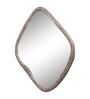 Black Abstract Metal Wall Hanging Mirror