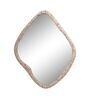 Black Abstract Metal Wall Hanging Mirror