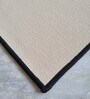 Black Abstract Nylon 3.3 ft x 5 ft Machine Made Carpet
