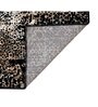 Black Abstract Nylon 5 ft x 7 ft Machine Made Carpet