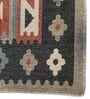 Black Persian Polyester 4 Ft X 6 Ft Machine Made Carpet