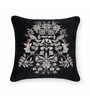 Black Abstract Velvet Hand Crafted Cushion Covers