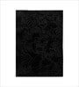 Black Abstract Wool 5 ft x 7 ft Hand Tufted Carpet
