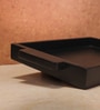 Black Acacia Wood  Serving Tray