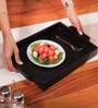 Black Acacia Wood  Serving Tray