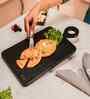 Black Acacia Wood Chopping Board