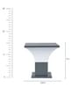 Black Acrylic Gate Light